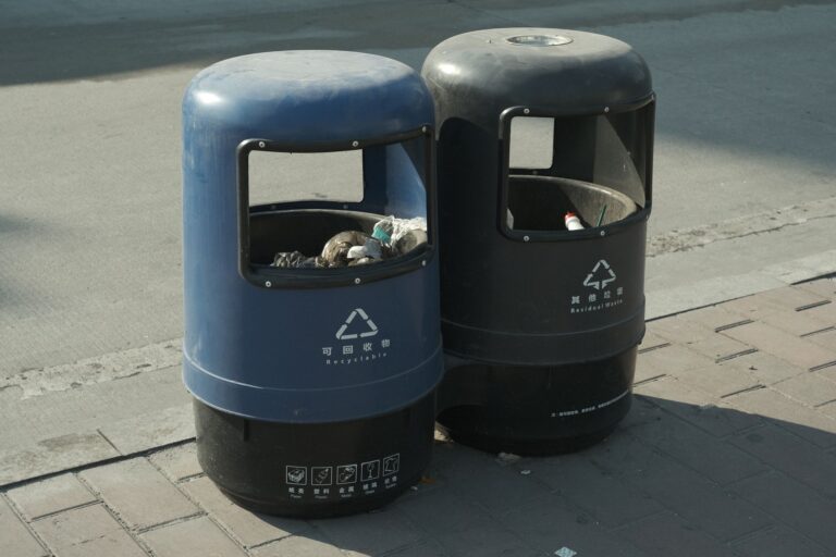 Pro-European activists in the UK hide their message behind a bin